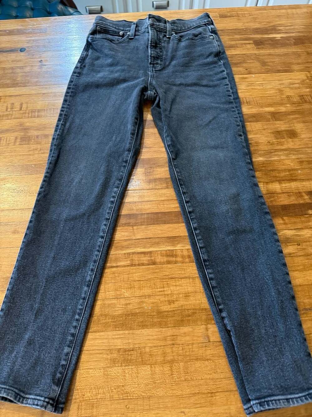 Madewell The Perfect Vintage Jean Black Denim Size 26 (01)